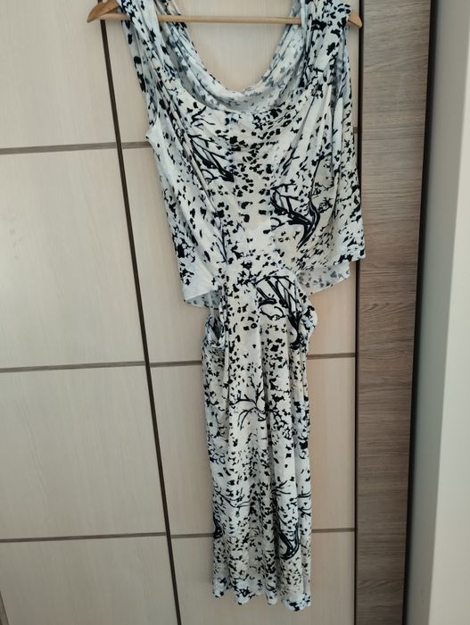 Długa sukienka letnia Balenciaga Paris