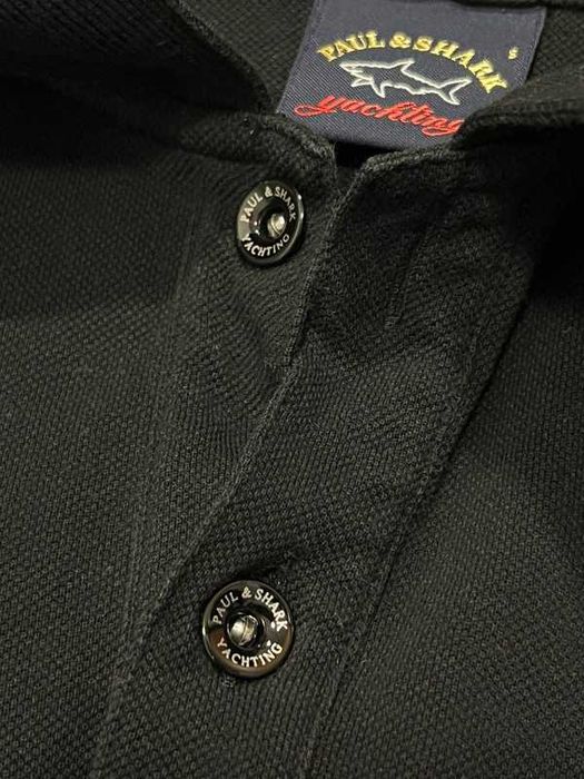 Paul & Shark czarna koszulka męska z długim rękawem