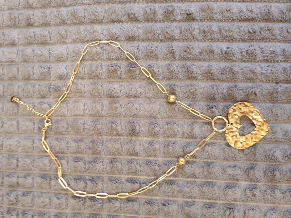 Rewelacyjne naszyjnik z sercem, stal chirurgiczna