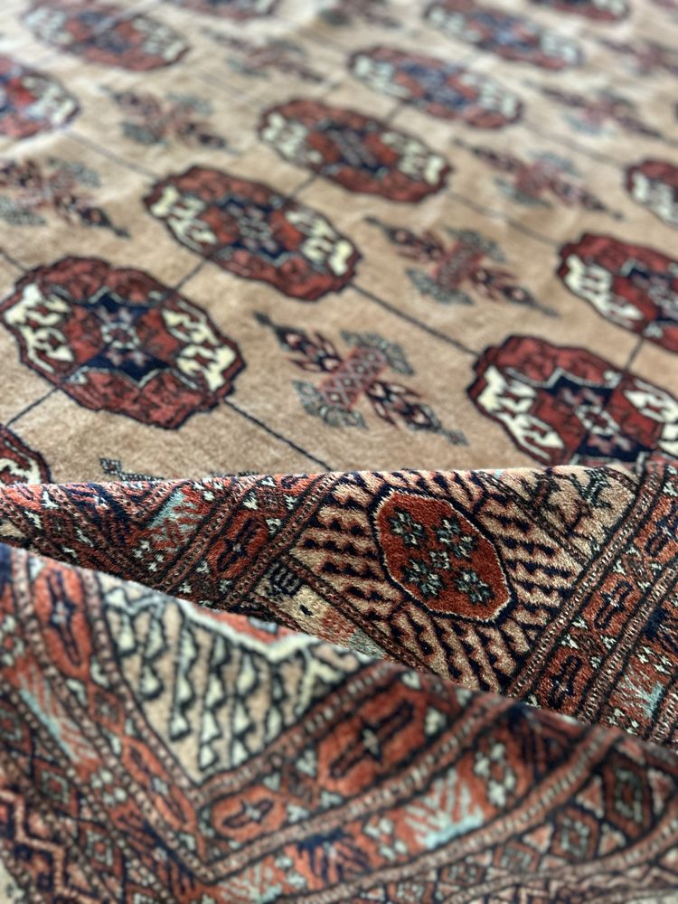 Tapete bukhara, original,pura lã feito à mao, lavado XXL 350x250