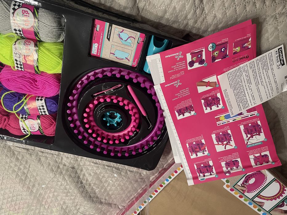 Kit Tricô 6 em 1 - Craft & Fun - nunca usado