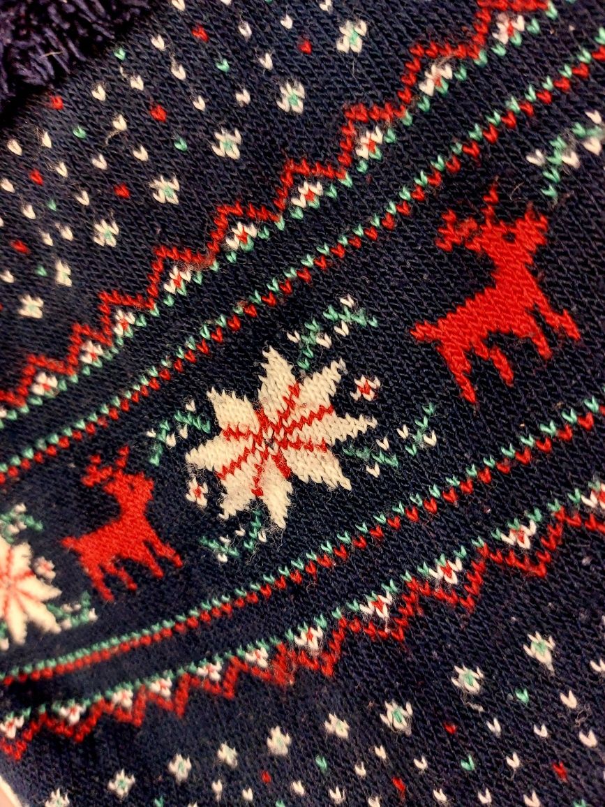 Komin szalik zimowy świąteczny Mikolaj/Christmas/ ciepły, podatny, lek