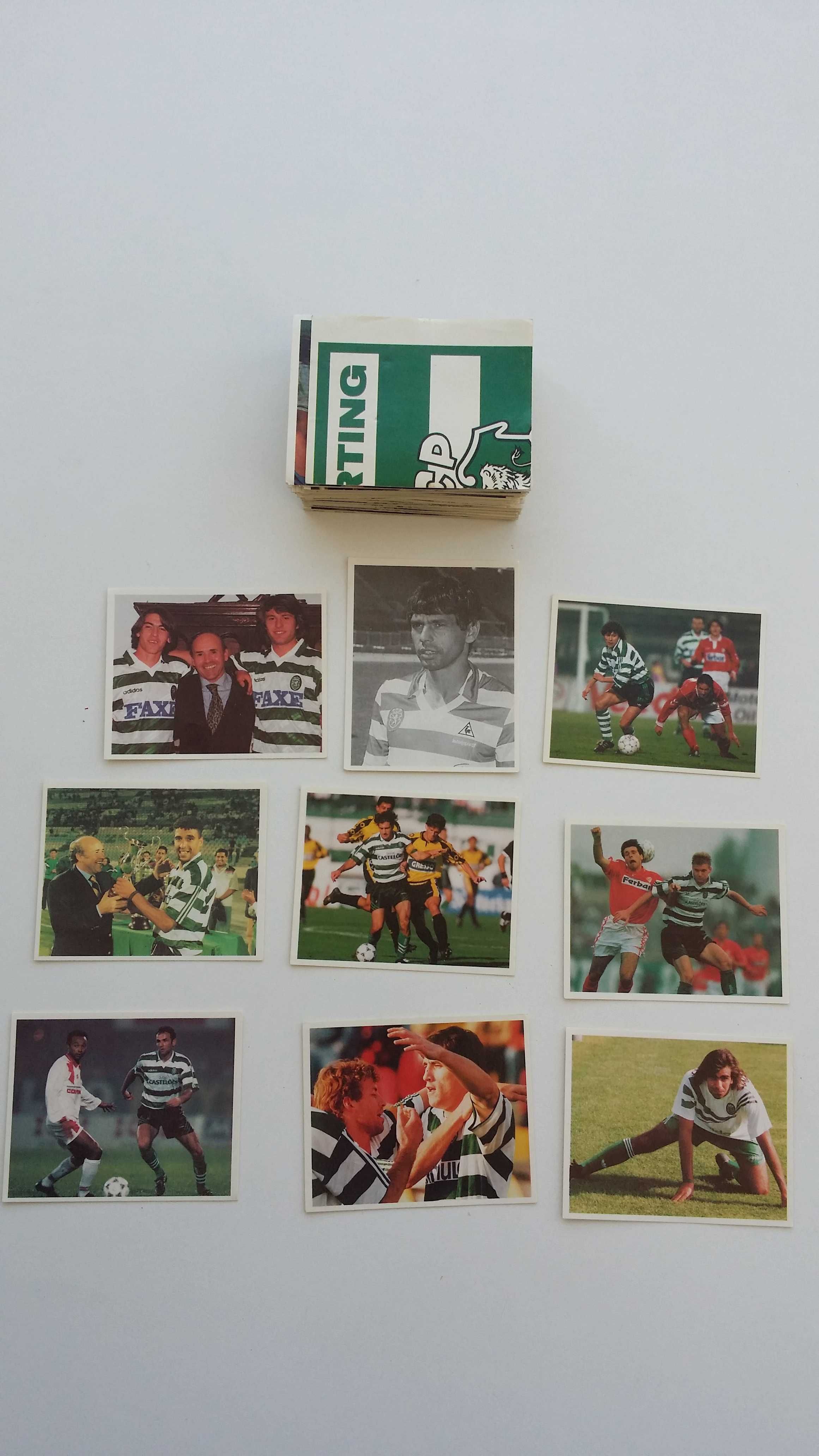 Cromos caderneta magic box Sporting 1906 a 1995