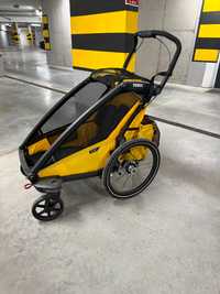 Przyczepka rowerowa Thule Chariot Sport 1 dziecko żółta