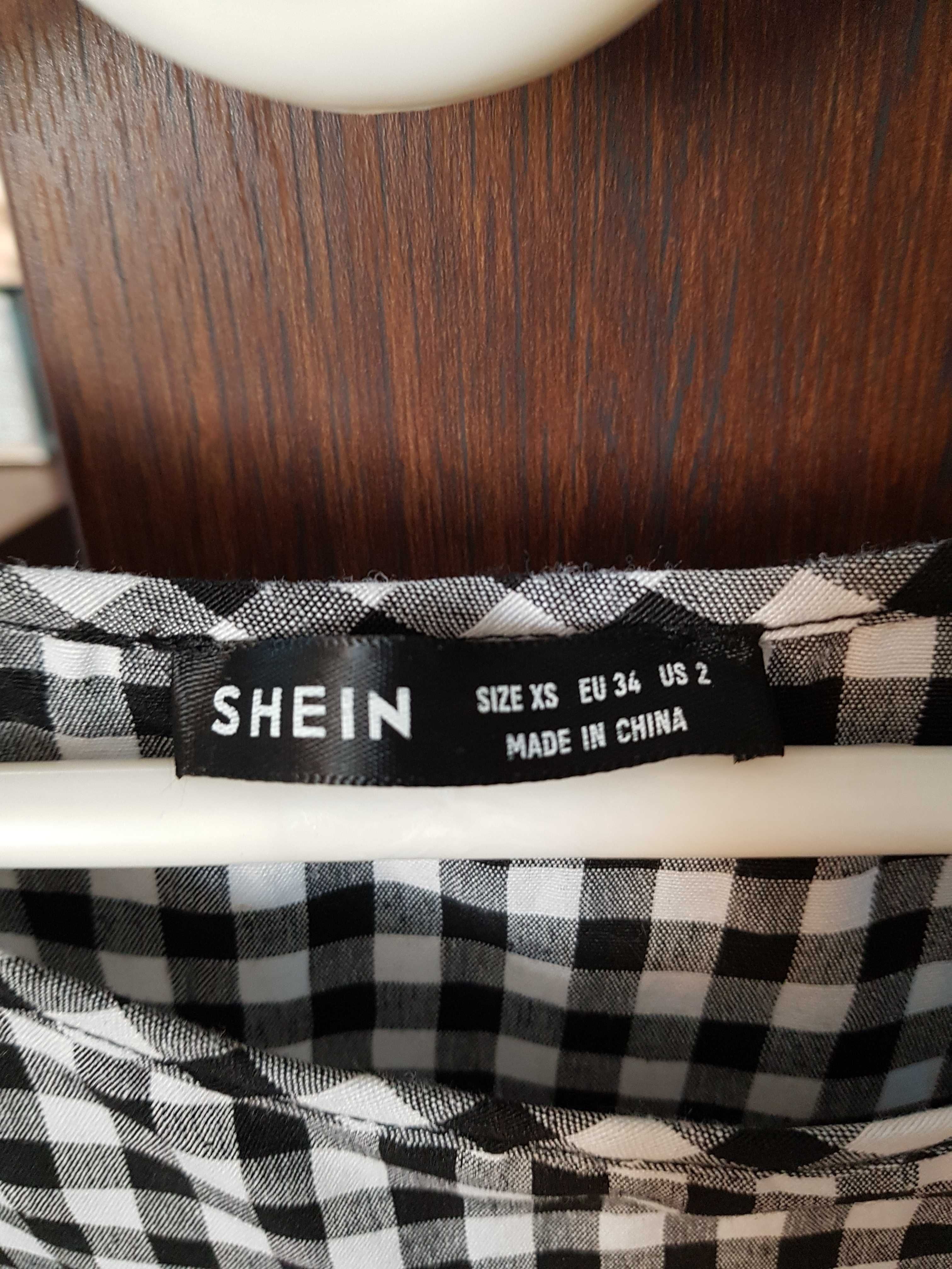 Sukienka w kratę Shein XS