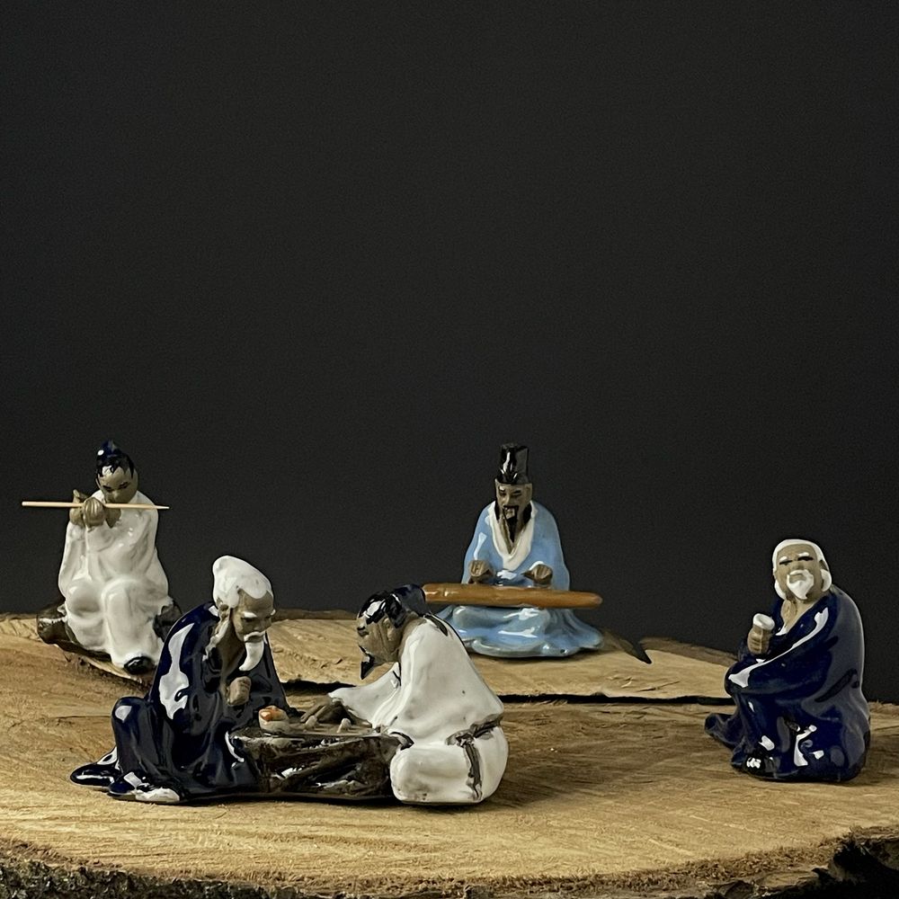 Чайна фігурка ручної роботи, Лу Юй, Лао Дзи, чайний дух