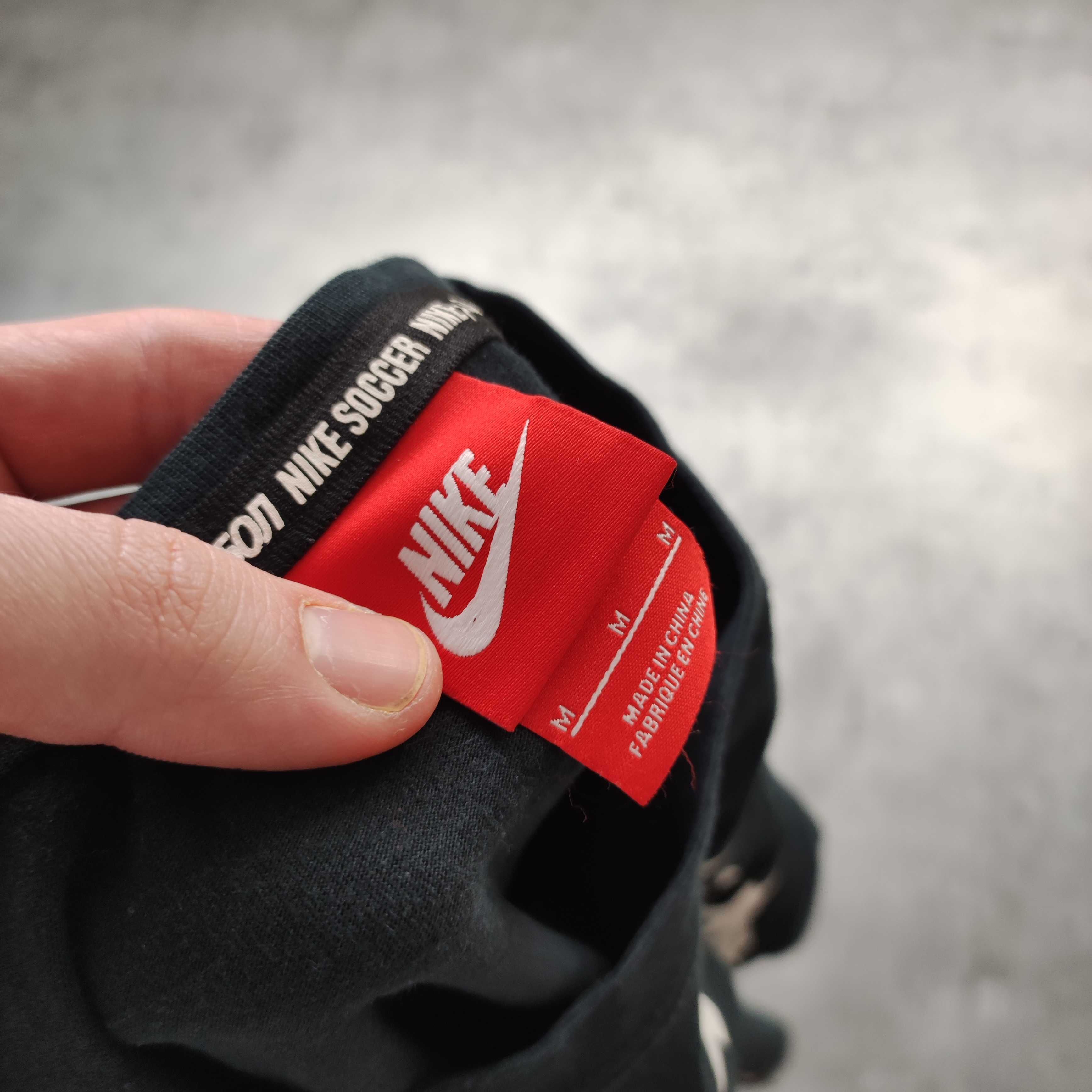 MĘSKA Koszulka PREMIUM Nike Gwiazdy Bawełna Logo Czarna Authentic