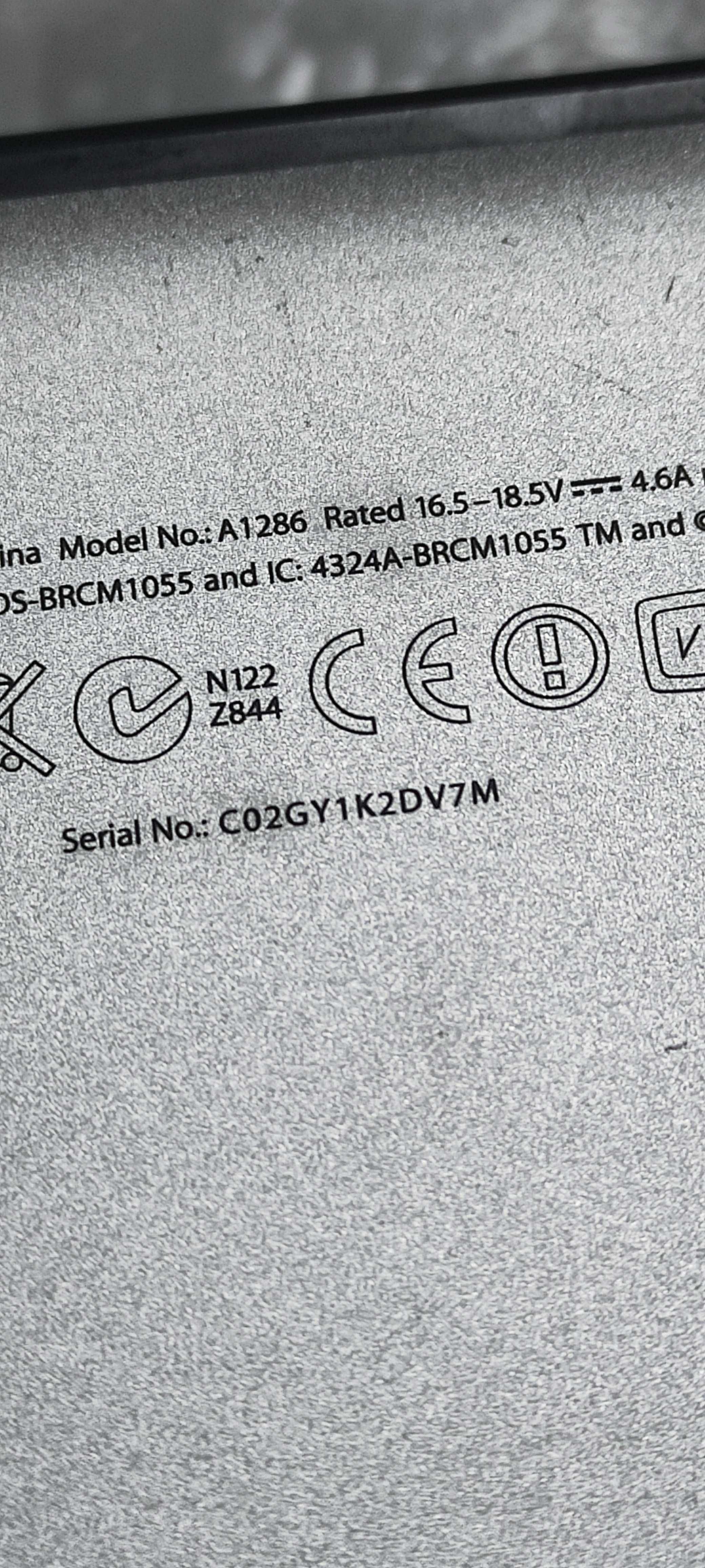 MacBook Pro 15 I7 A1286 Lote 2 unid. Power on/Avariadas