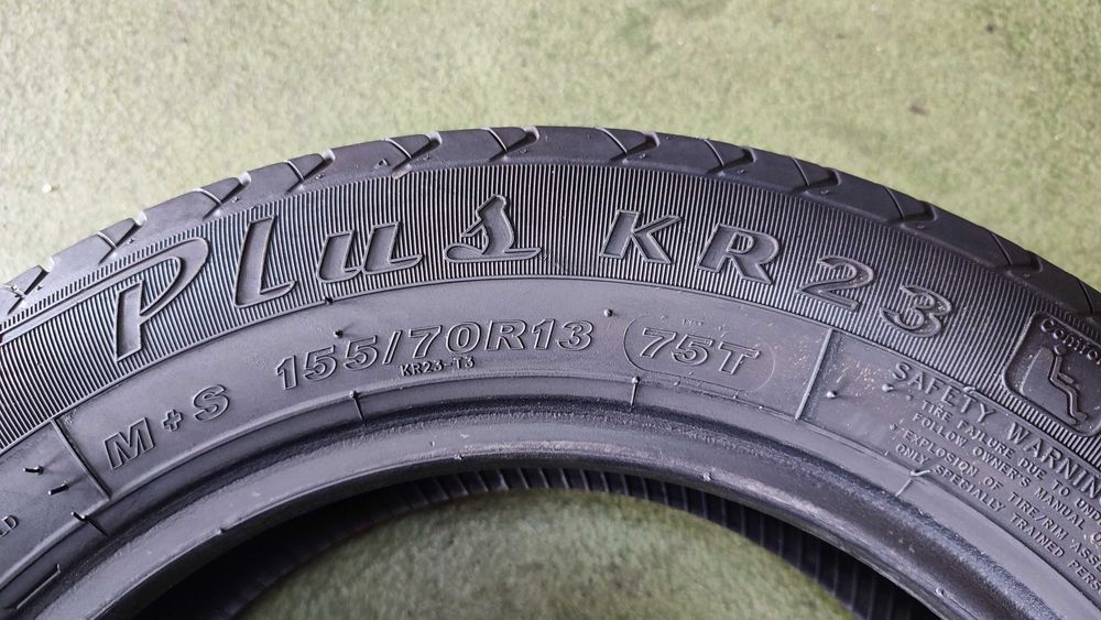 Para 155 70 R13 75T Kenda Radial Komet Plus bieżnik 2x3,8mm