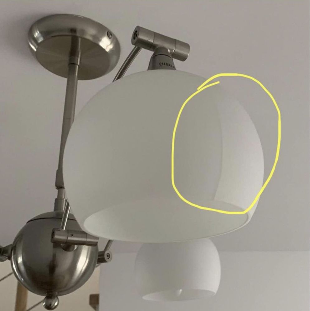 Lampy wiszące Italux Globus (3szt.)