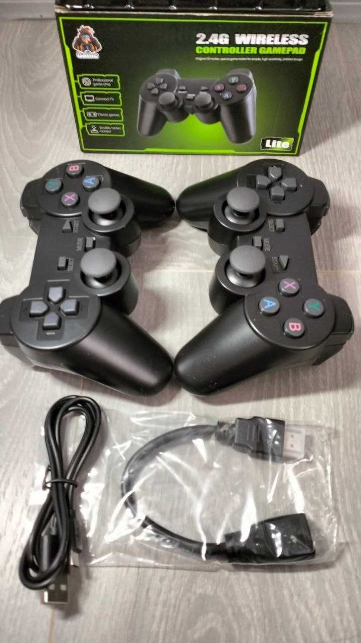 Приставка игровая 2,4 G 10000 игр 4К, 64G ретро игры.