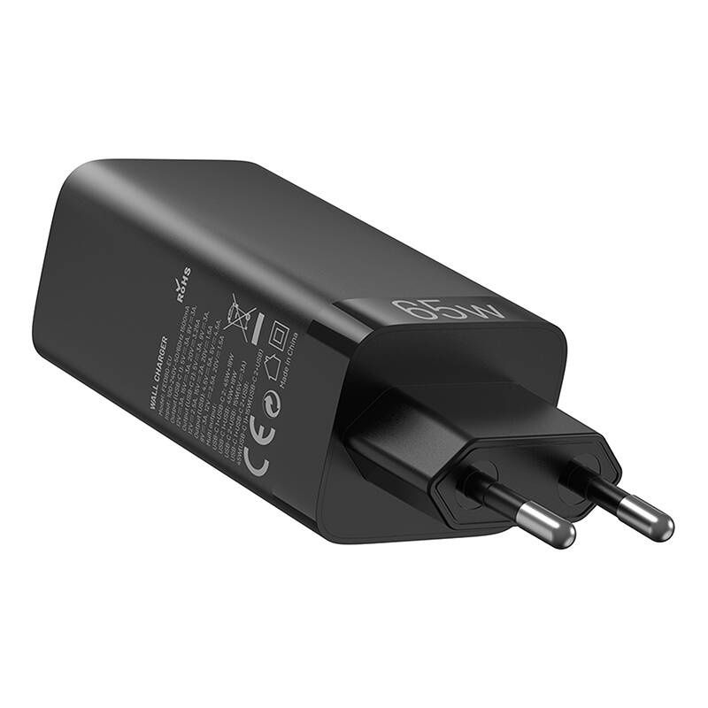 Ładowarka Vention 65W Gan 2Xusb-C 1Xusb-A Szybkie Ładowanie