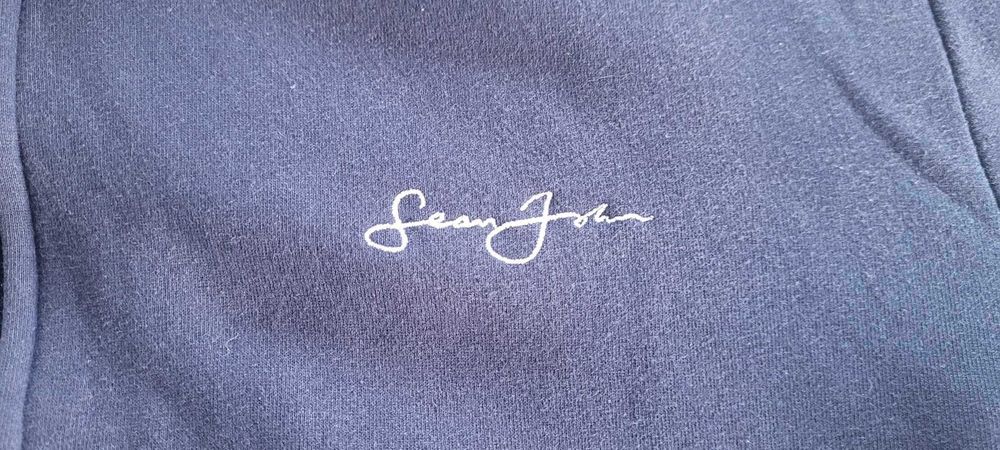 Bluza rozpinana z kapturem Sean John Rozmiar XL Granatowa Granatowy