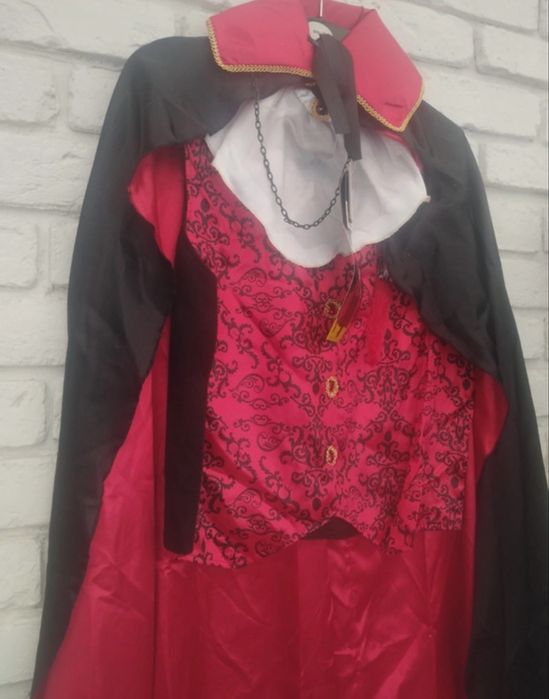 Kostium strój męski rozmiar S  Drakula halloween Karnawal