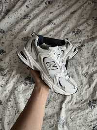 New Balance 530 White Silver Navy