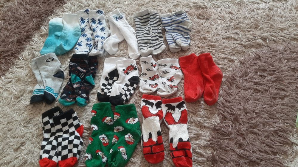 13 par skarpetek, 27-30, chlopiec