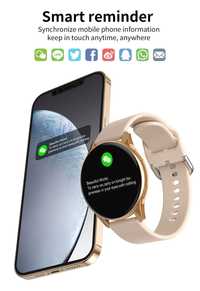 Smartwatch cor gold