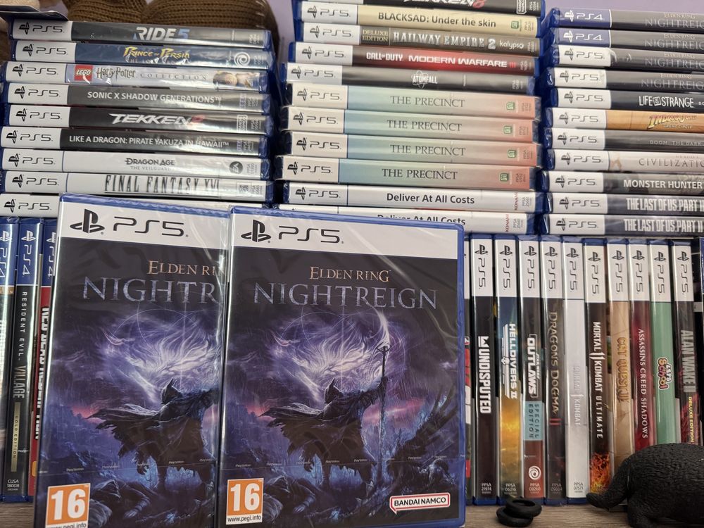 Нові офіційні диски Elden Ring: Nightreign (PS5) (безкотовна доставка)