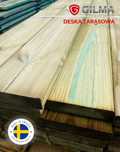 Deska tarasowa gładka NTR,  impregnowana ciśnieniowo 28x120mm