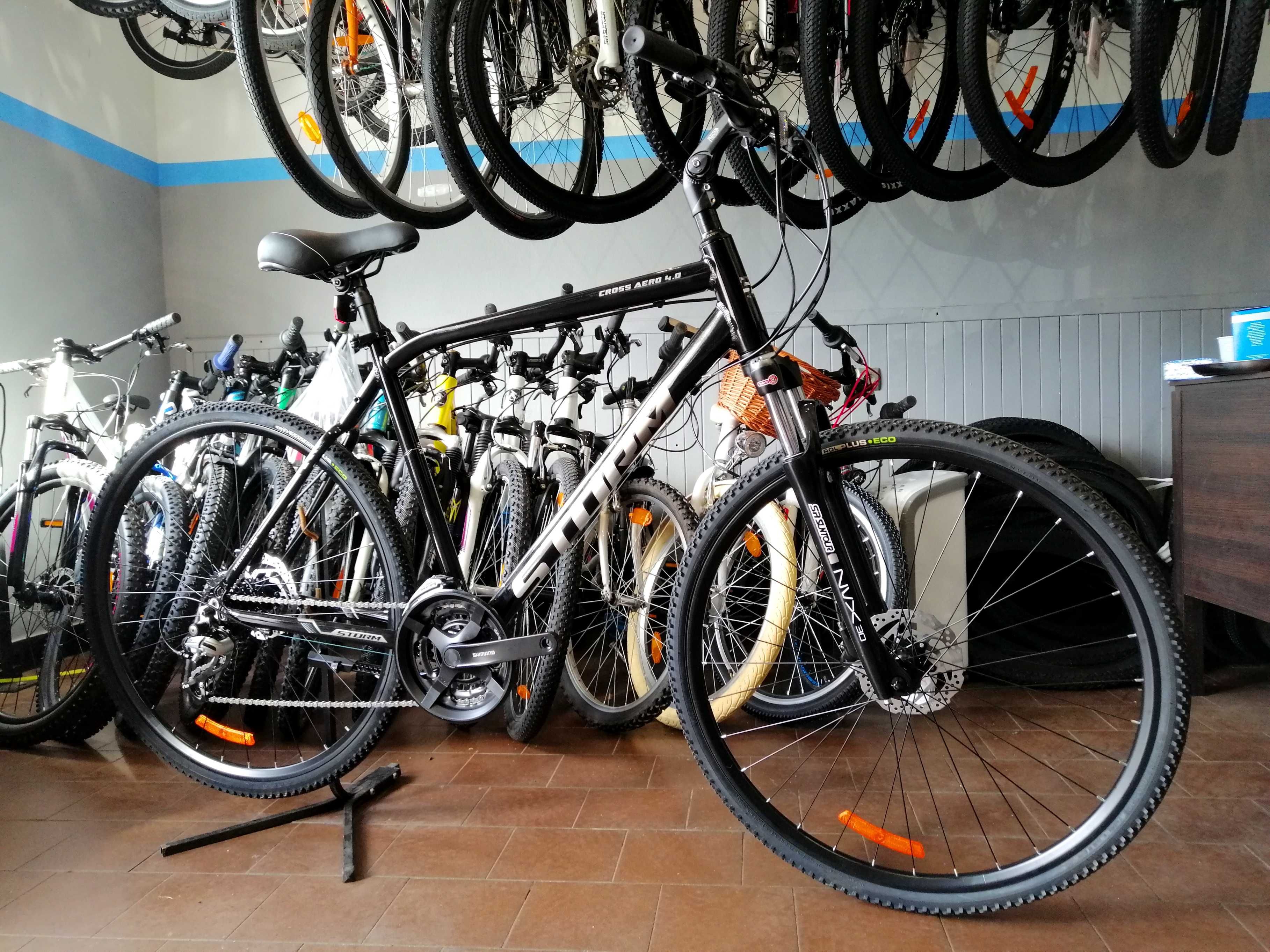 NOWY STORM CROSS AERO 4.0 Man Roz. 21" Koła 28 HYDRAULIKA Crossowy!