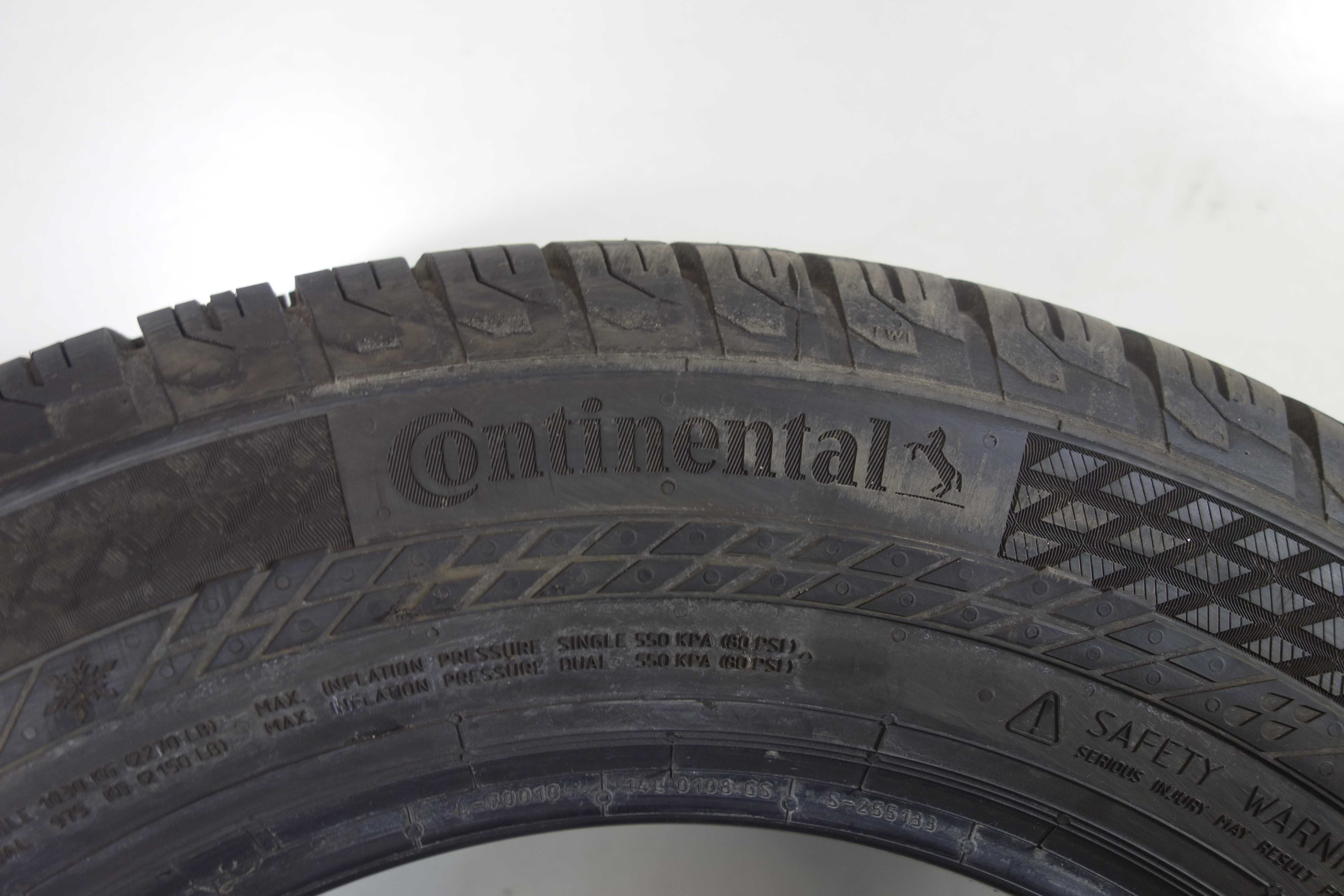 Opony używane 215/65/16C - CONTINENTAL Van Contact 4 Season