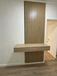Gavetas suspensas carvalho Led
