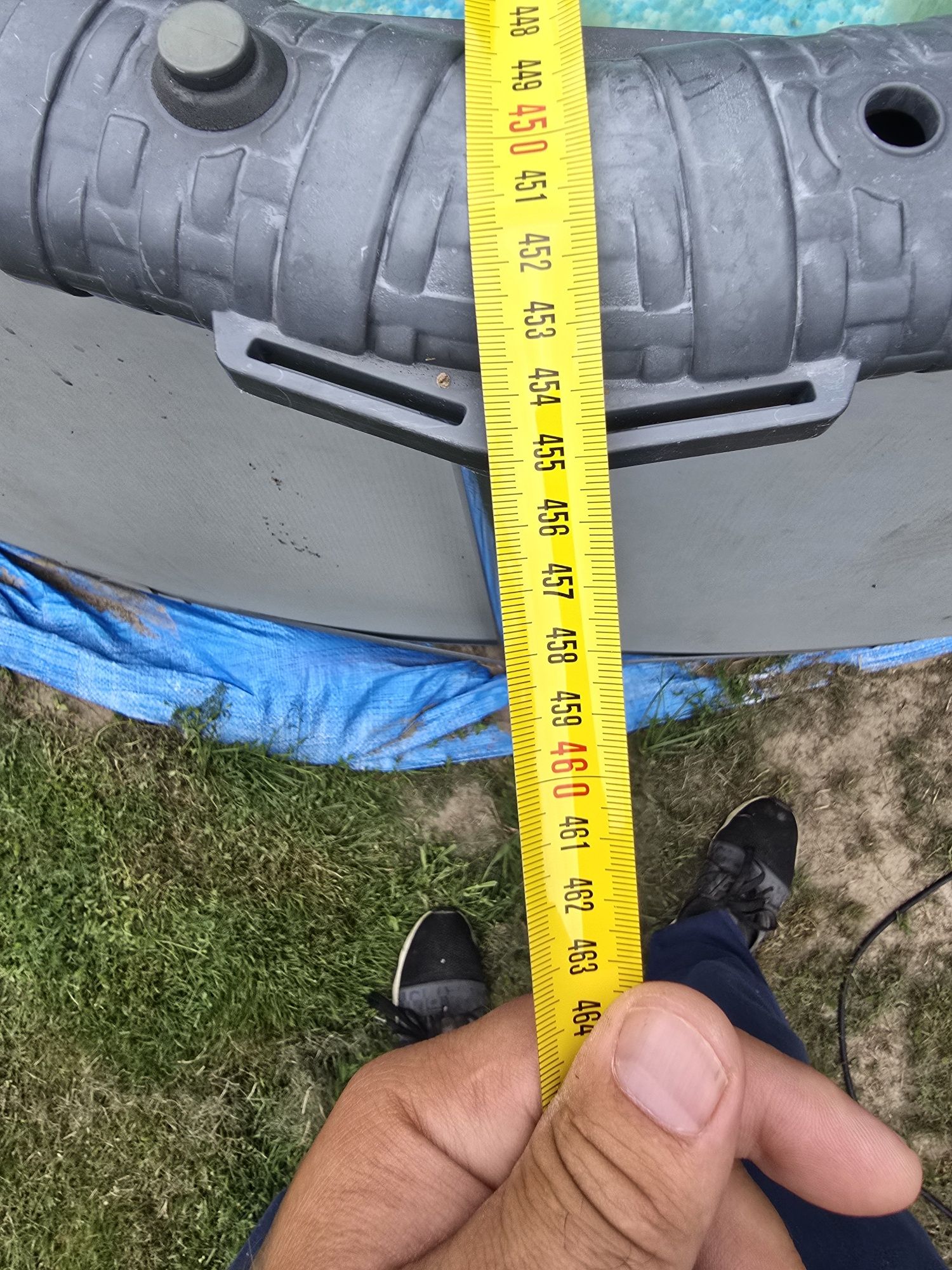 Duży basen 4'60x1'20 +pompa piaskowa+akcesoria