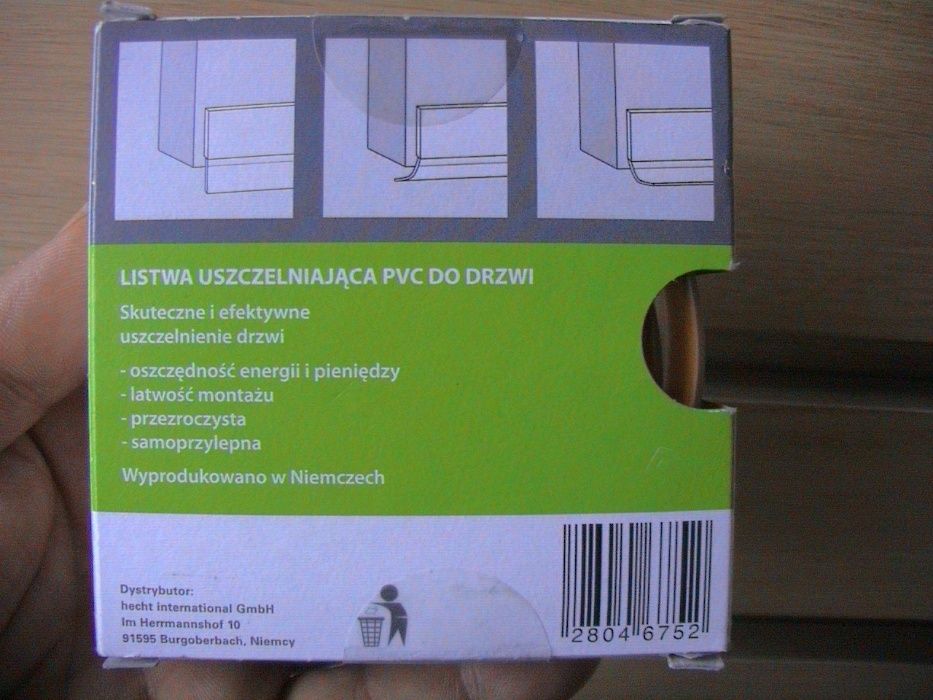 Samoprzylepna listwa drzwi wewnętrznych