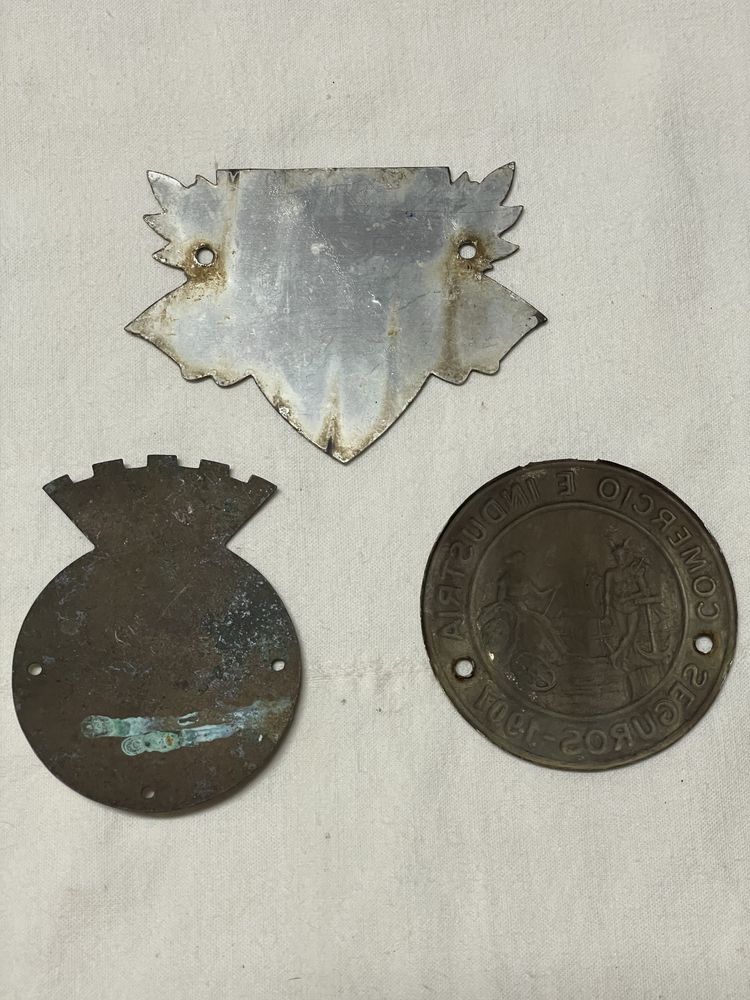 Placas Antigas para Automóveis