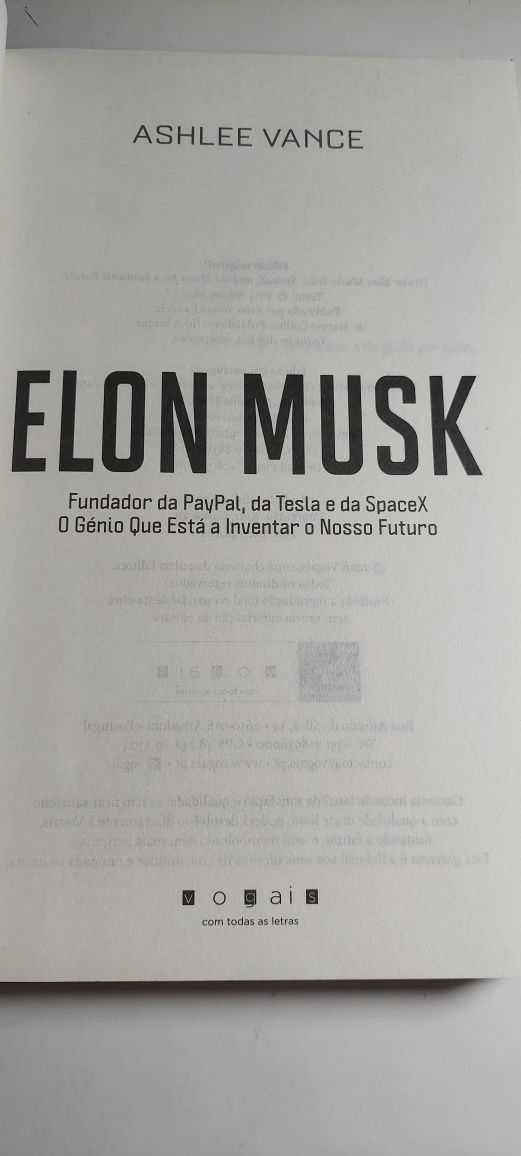 Elon Musk, Biografia Oficial - Ashlee Vance