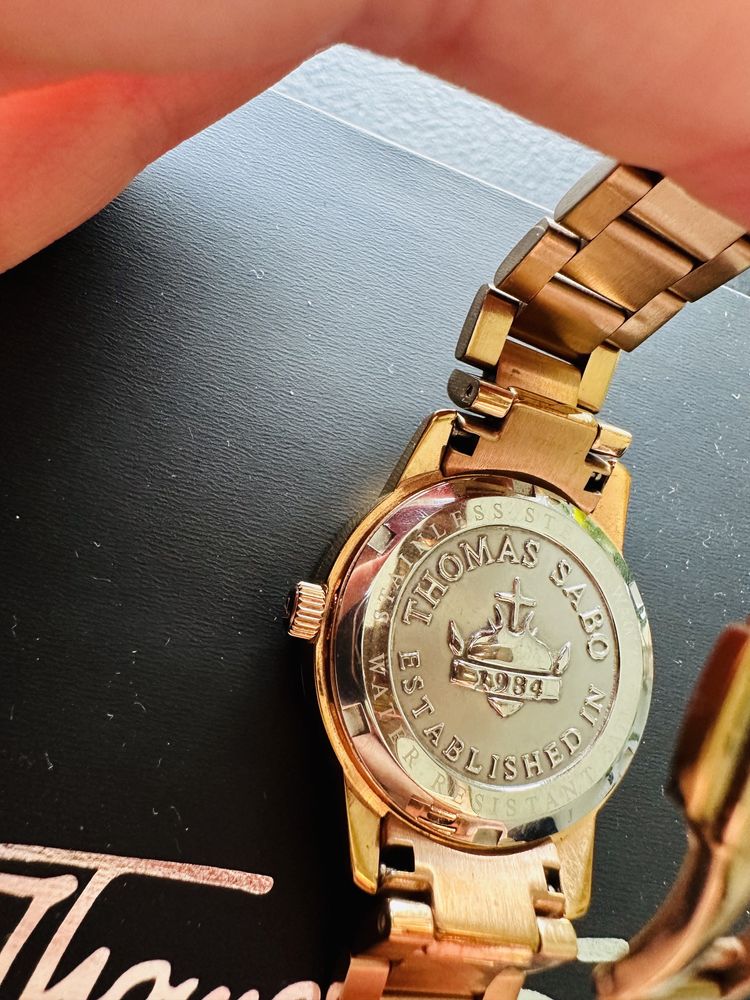Thomas Sabo Zegarek damski Soul różowe złoto analogowy kwarc