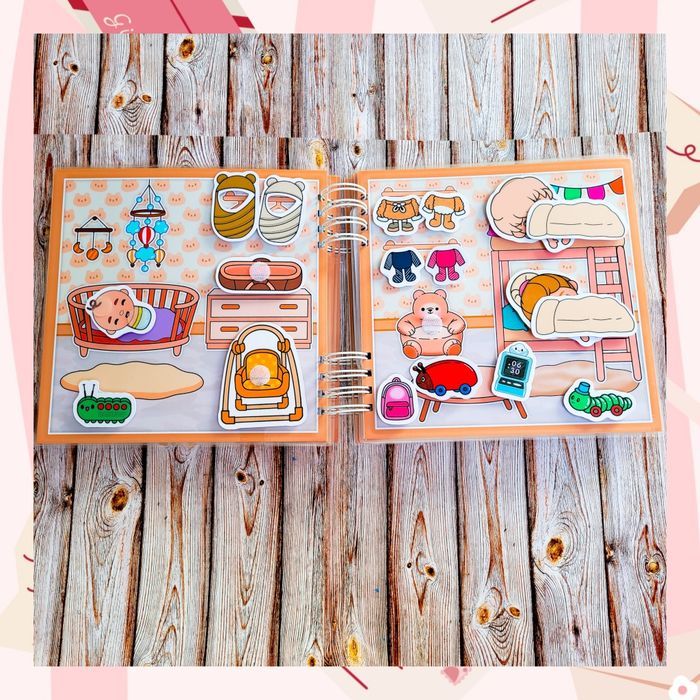 Książka na rzepy Toca Boca, Avatar, Labubu.Lamibook.Prezent dla dzieci