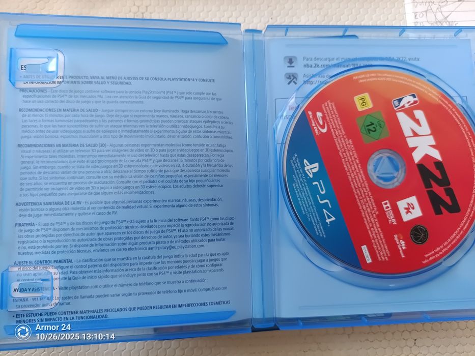 NBA 2K22 PS4 como novo
