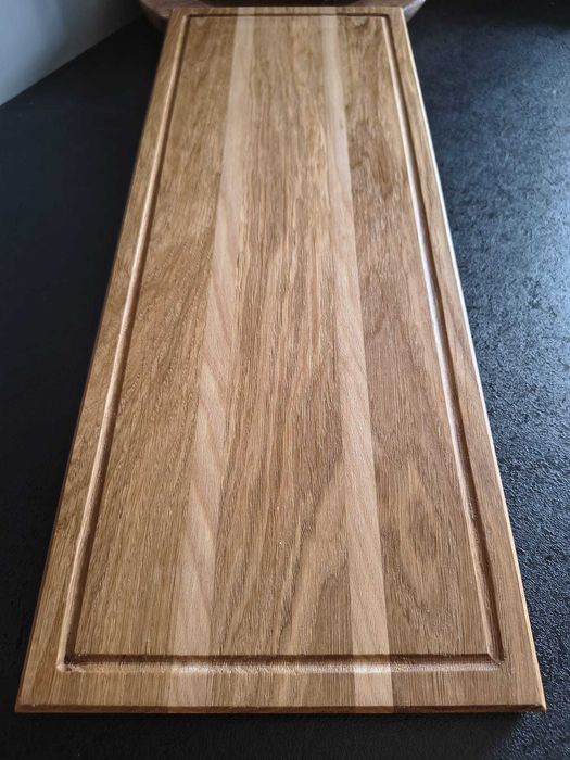 Ręcznie robiona deska do krojenia z drewna dębowego 50×26cm NA PREZENT