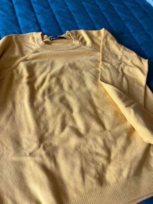 Sweter żółty musztardowy Mohito rozmiar XS stan dobry