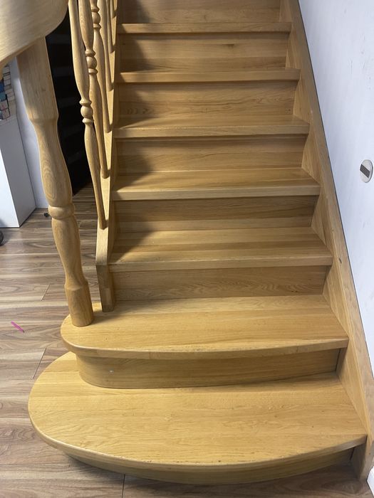 Schody drewniane dębowe do demontażu