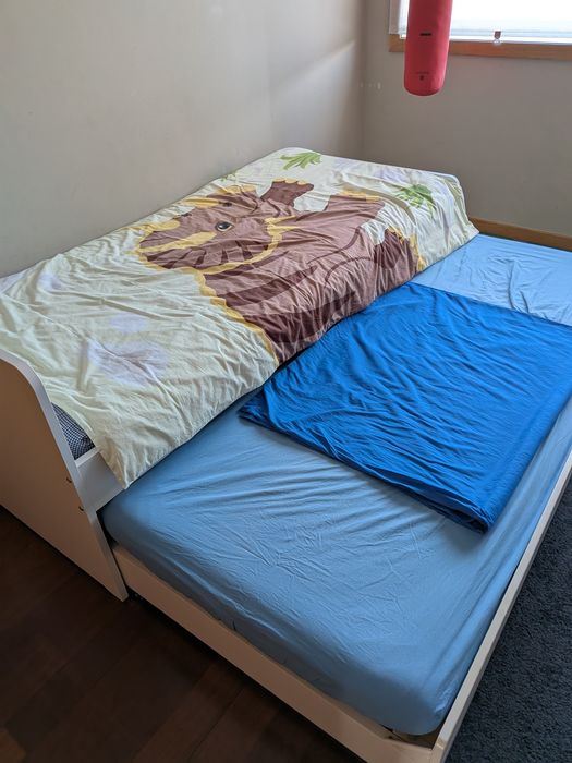 Cama criança dupla gavetão Slakt