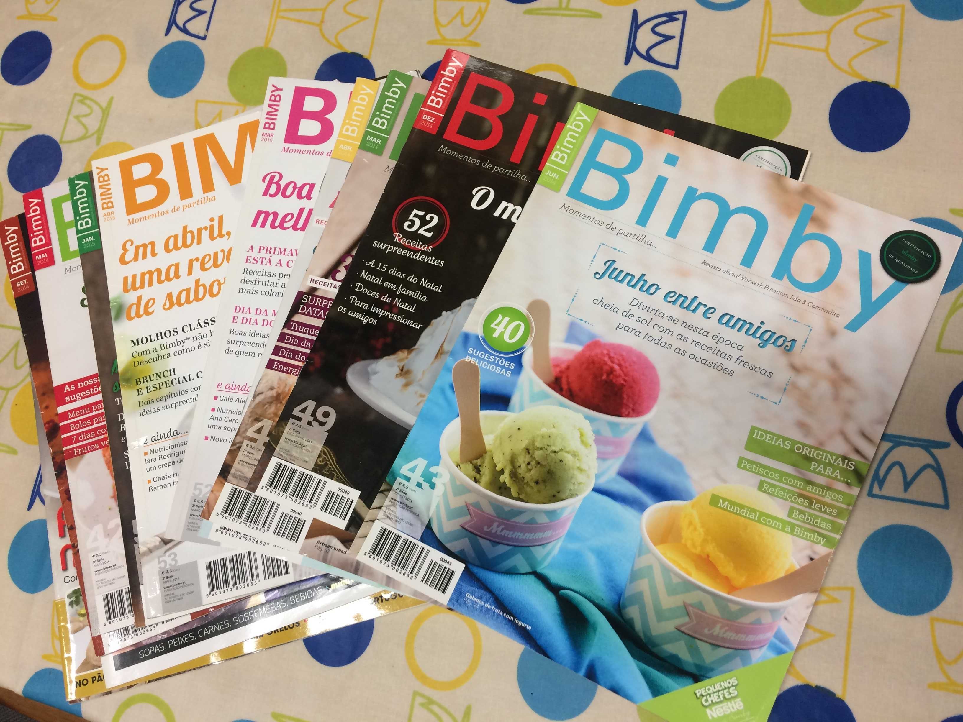 Revistas Bimby - 9 exemplares