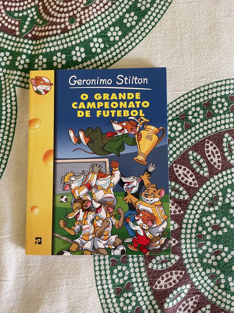 Livro O Grande Campeonato de Futebol de Geronimo Stilton