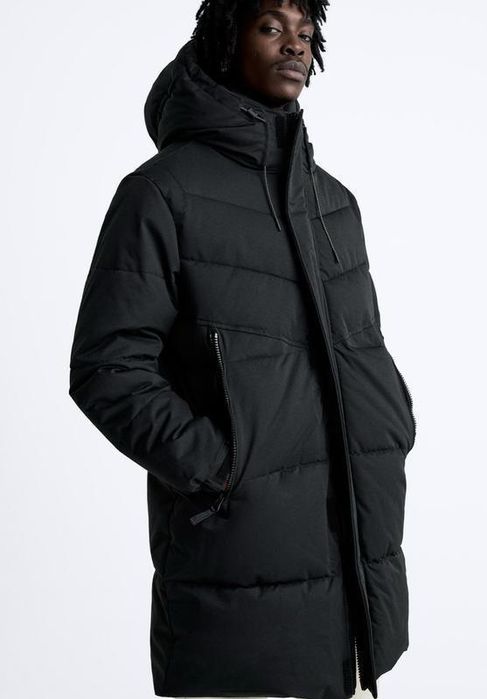 Зимова парка пальто ZARA