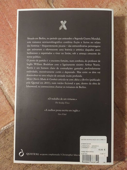 Christopher Isherwood - Mister Norris Muda de Comboio (PORTES GRATIS)