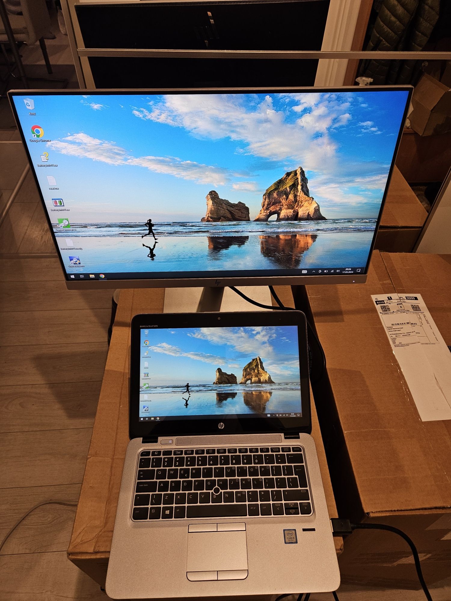 HP EliteDisplay E233, monitor bezramkowy FullHD, IPS, HDMI, USB 3.0