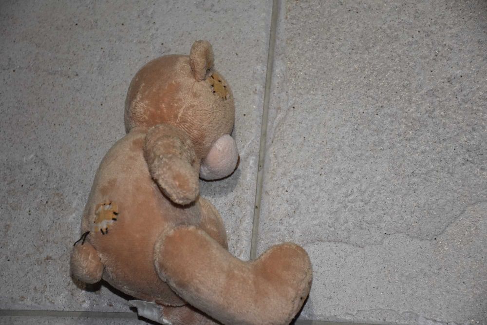 Pluszowy, mały miś