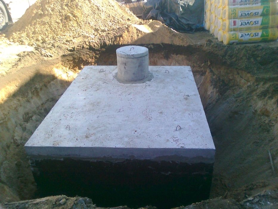 Szambo betonowe 8m3 KOMPLEKSOWO transport wykop montaż Łomża Zambrów