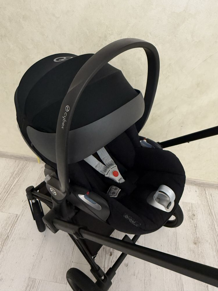 Cybex priam 3.0 комплект 3 в 1 deep black