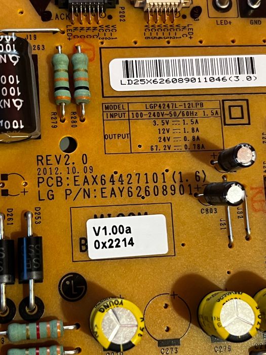 Zasilacz TV LG 42LS575S