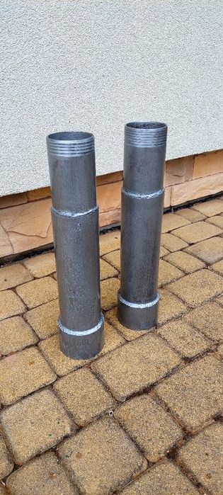 Złączka do rur, mufa, połączenie rur, węży 80 mm/100 mm, dwie sztuki
