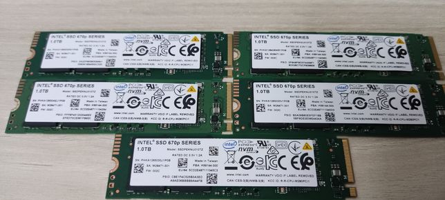 Новий. Швидкісний та надійний nvme SSD Intel 670p 1TB 1024GB OEM