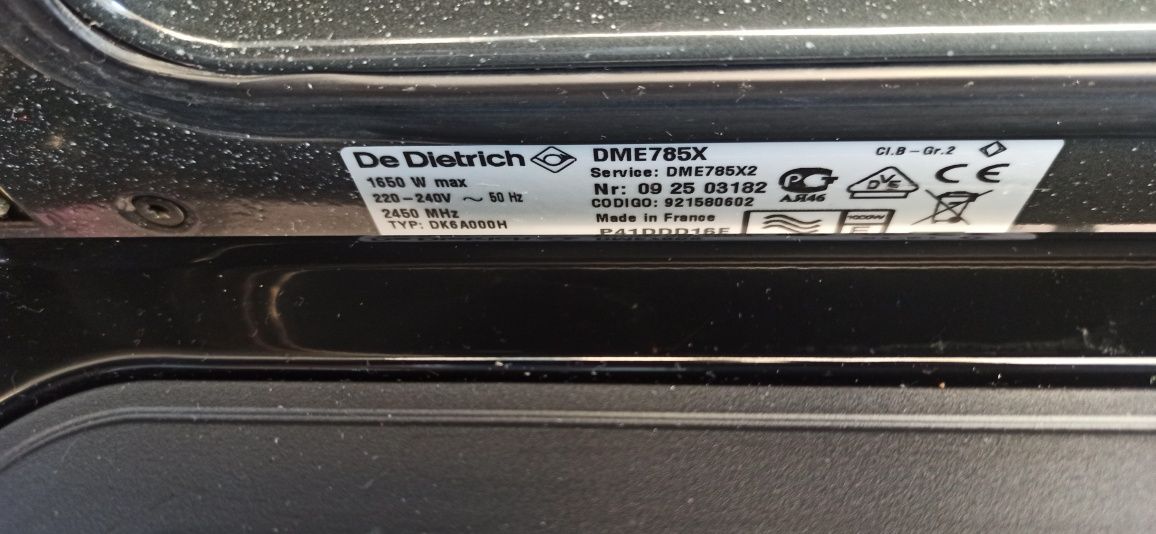 Forno Microondas De Dietrich
