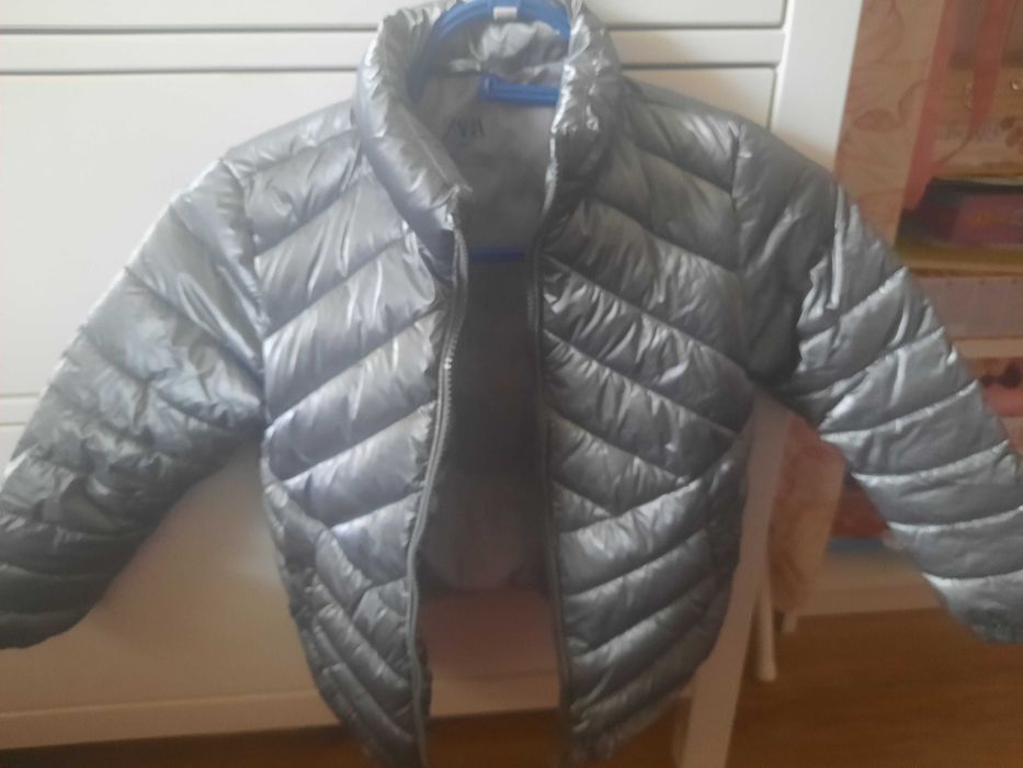 Kurtka zara 116 szara